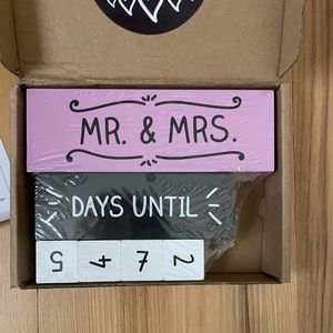 Wedding count down blocks